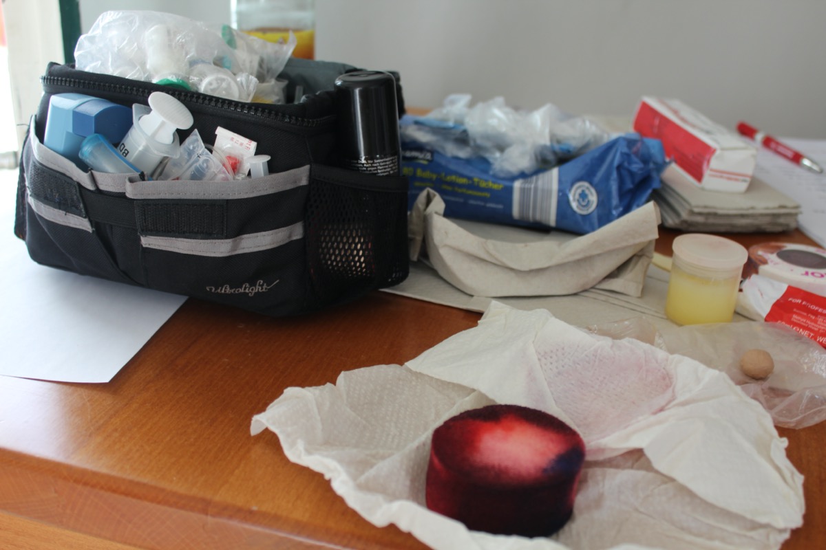 Schminkkoffer zur Wunddarstellung